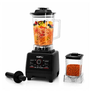 KAPLI Powerful Blender Grinder & Smoothie Maker | 800W Motor | 2 Jars | Black