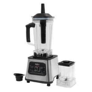 KAPLI Powerful Blender Grinder and smoothie maker, 2 Big Jar 3000 & 600 ML 800 W Mixer Blender | 2 Jars | Silver)