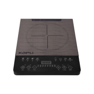 Kapli Premium 2500W Infrared Cooktop | Suitable for All Types of Utensils | Crystal Glass Plate | Touch & Regulator Control | 4 Preset Functions | 4-Hour Timer | Overheat & Voltage Protection | Grey | Model KIFCGB2500WJUN2026